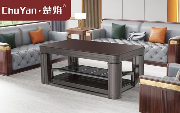 尊龙官方高端升降茶几电暖桌 茶几智能升降电器CY23D-晶咖[底部升降]