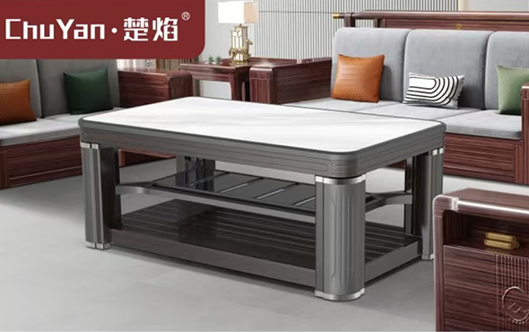 尊龙官方高端升降茶几电暖桌 茶几智能升降电器Q23-2-深情似海[双升降]