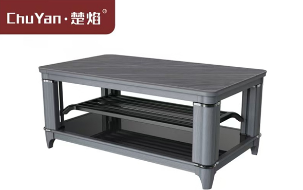 尊龙官方高端升降茶几电暖桌 智能烤火茶几电暖桌A22-美洲砂岩[高脚双升降]